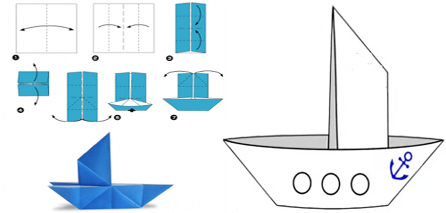 Оригами для детей 4-5 кораблик. Оригами для детей 5-6 кораблик. Кораблик оригами для детей 6 лет. Схема кораблика из бумаги для детей простая. Как сделать кораблик поэтапно